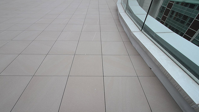 External raised flooring